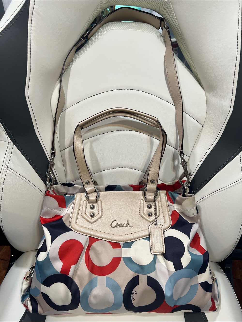 Coach Ashley Op Art Satchel